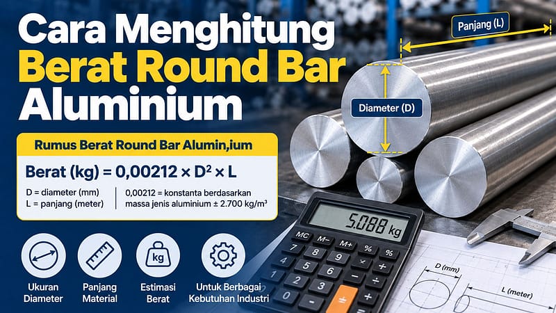Cara Menghitung Berat Round Bar Aluminium