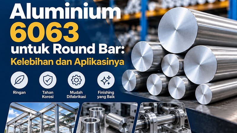 Aluminium 6063 untuk Round Bar, Kelebihan dan Aplikasinya