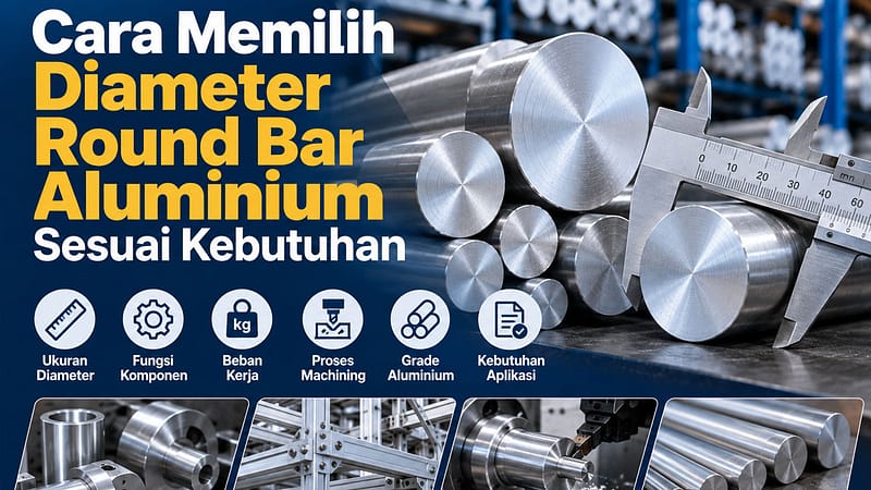 Cara Memilih Diameter Round Bar Aluminium Sesuai Kebutuhan