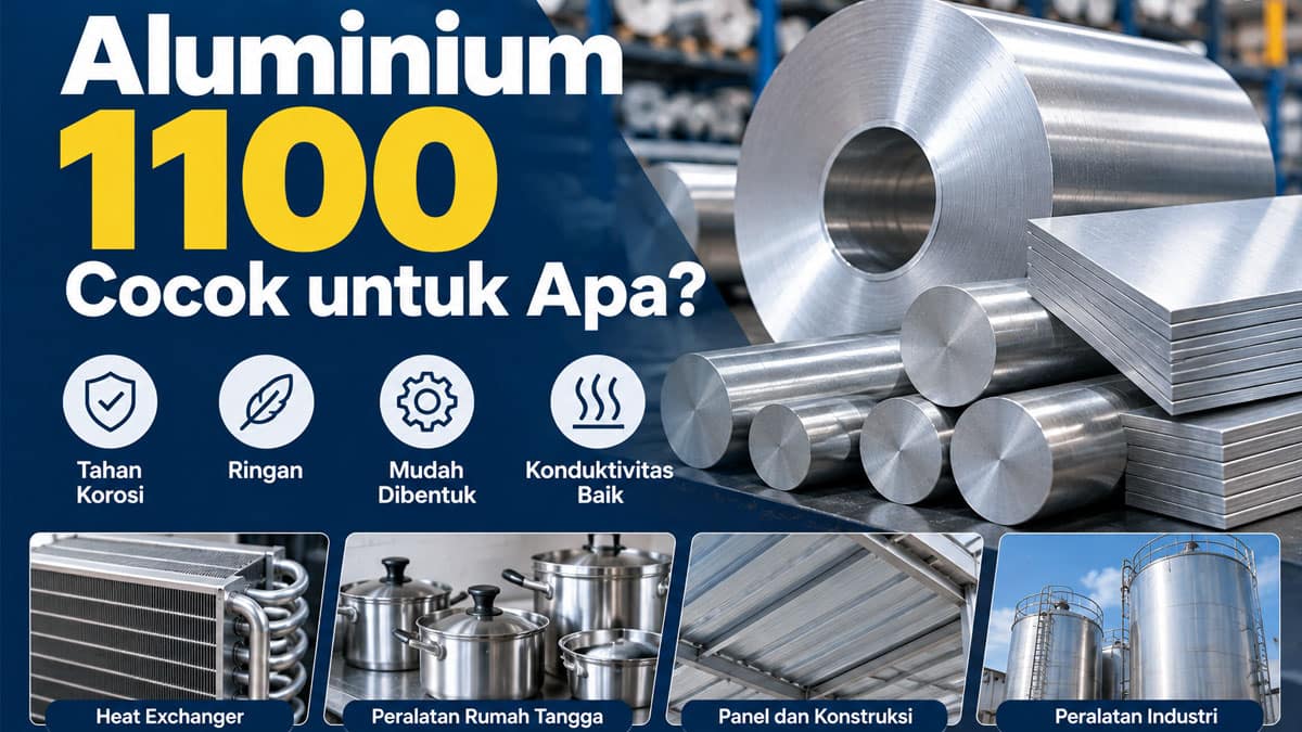 Aluminium 1100 Cocok untuk Apa?