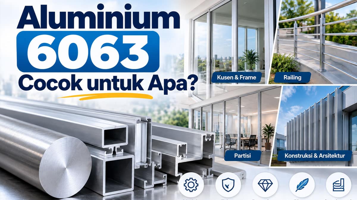 Aluminium 6063 Cocok untuk Apa?
