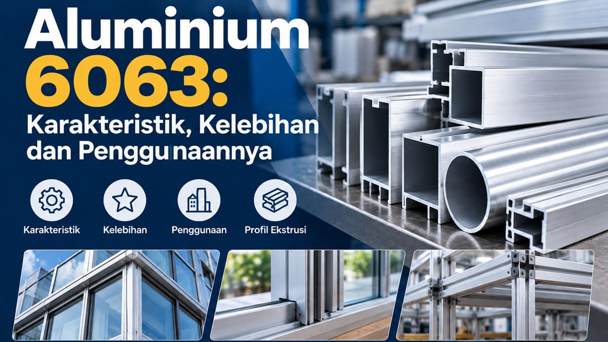 Aluminium 6063, Karakteristik, Kelebihan dan Penggunaannya