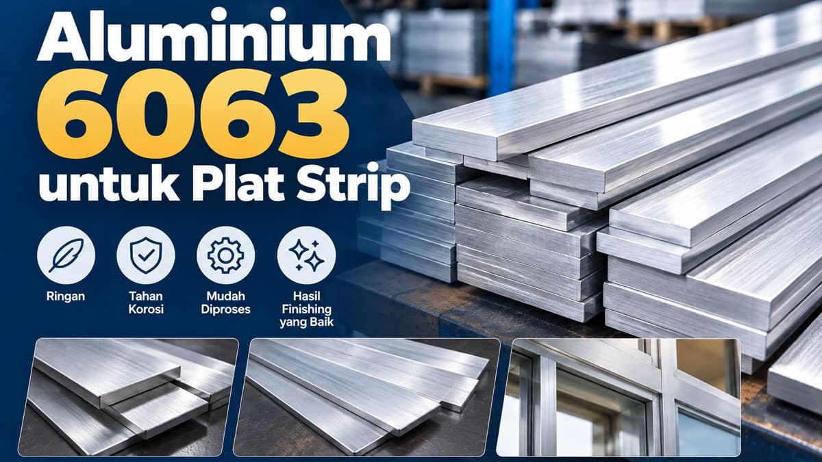 Aluminium 6063 untuk Plat Strip
