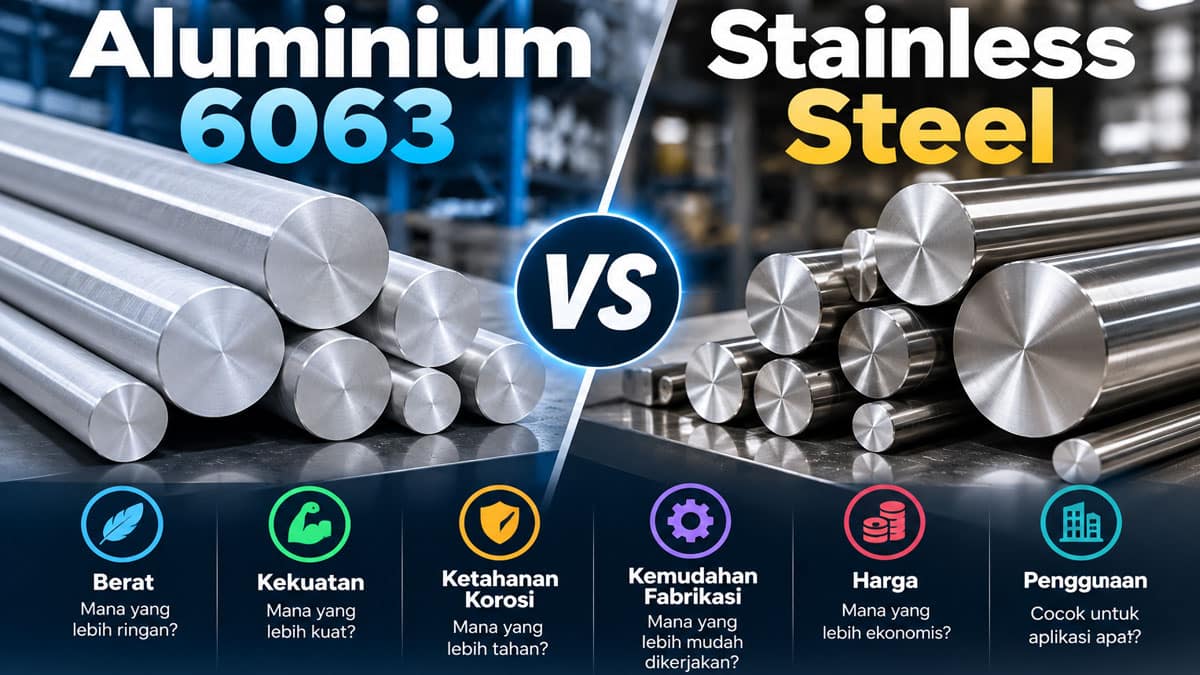 Aluminium 6063 vs Stainless Steel