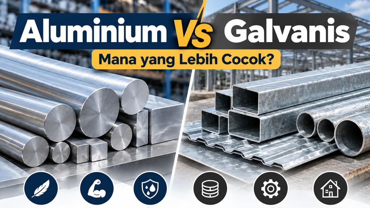 Aluminium vs Galvanis, Mana yang Lebih Cocok?