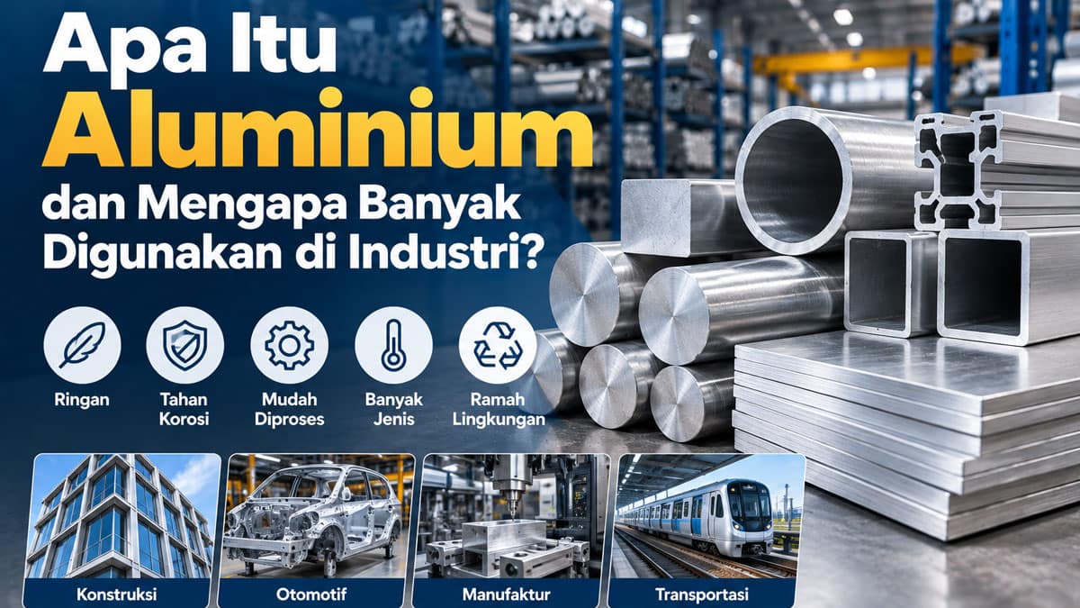 Apa Itu Aluminium dan Mengapa Banyak Digunakan di Industri?