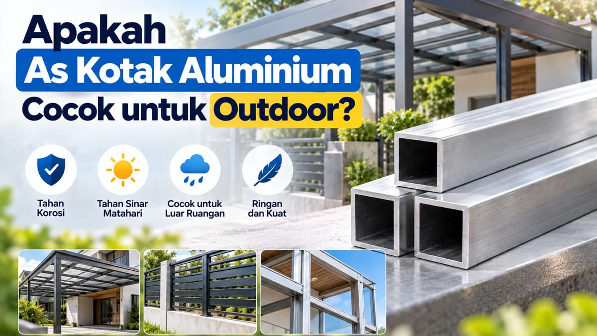 Apakah As Kotak Aluminium Cocok untuk Outdoor?