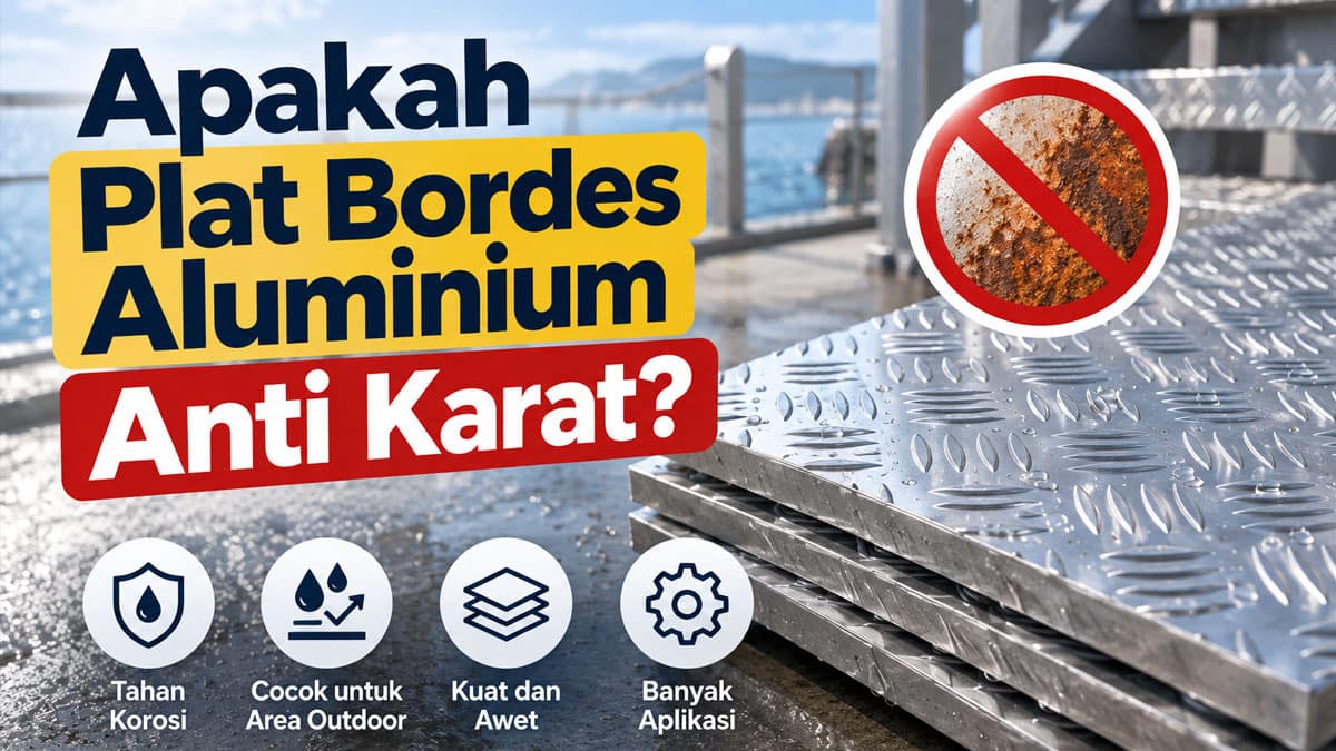 Apakah Plat Bordes Aluminium Anti Karat?