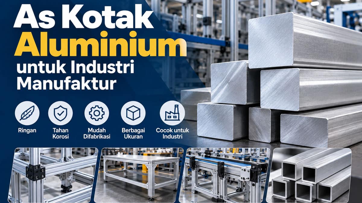 As Kotak Aluminium untuk Industri Manufaktur
