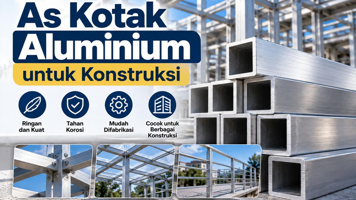 As Kotak Aluminium untuk Konstruksi
