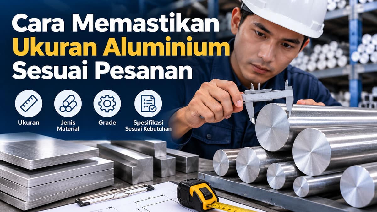 Cara Memastikan Ukuran Aluminium Sesuai Pesanan