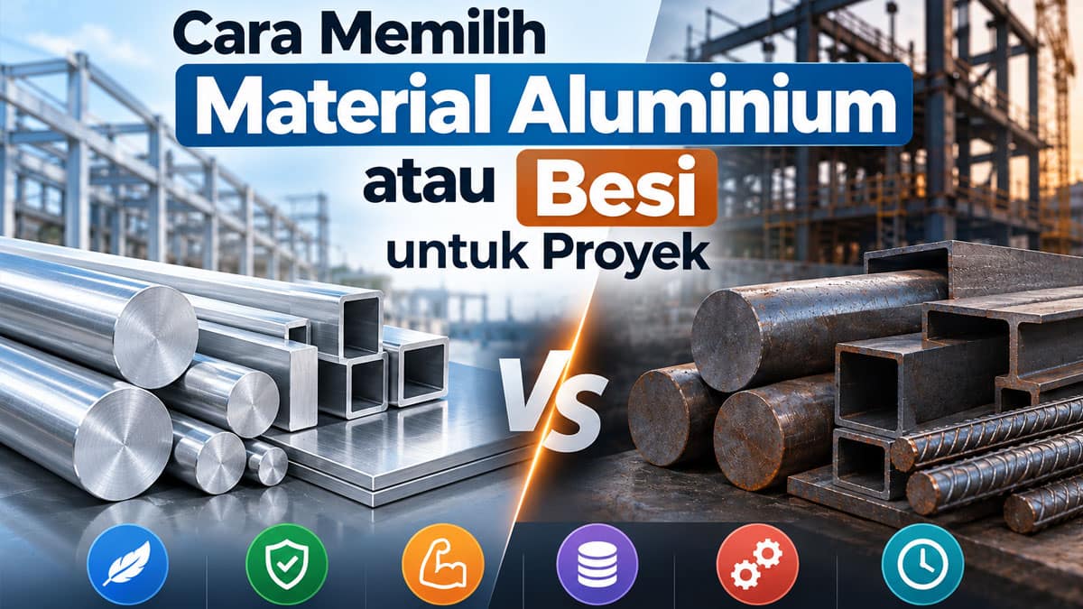 Cara Memilih Material Aluminium atau Besi untuk Proyek