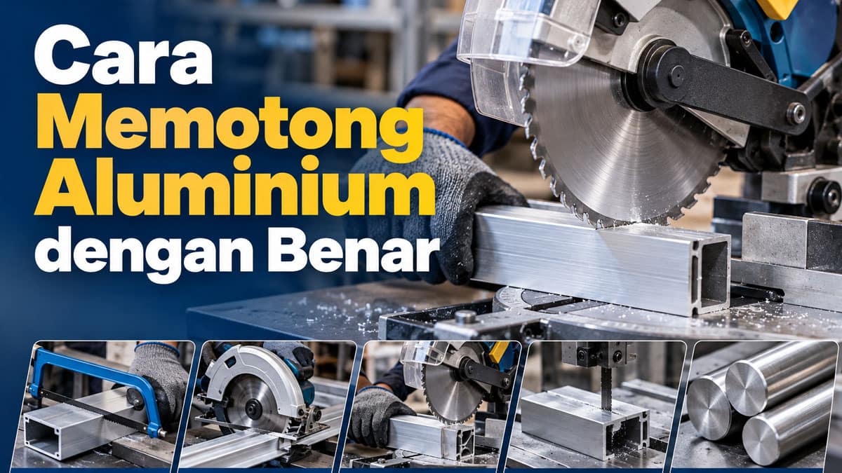 Cara Memotong Aluminium dengan Benar