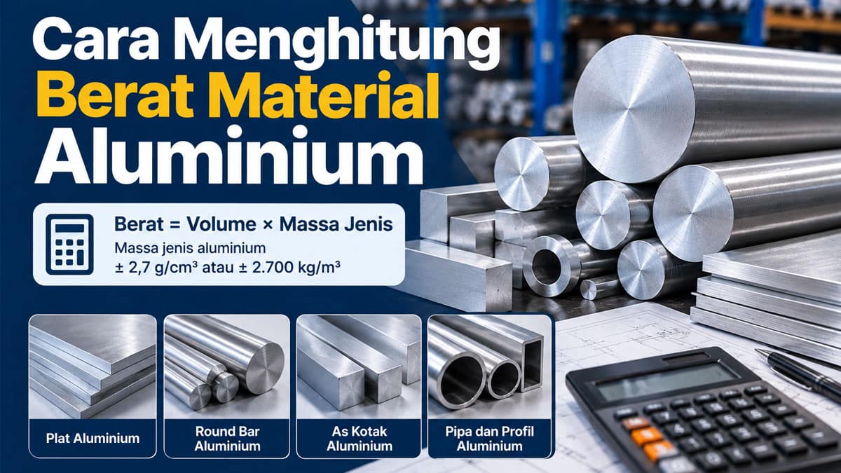 Cara Menghitung Berat Material Aluminium