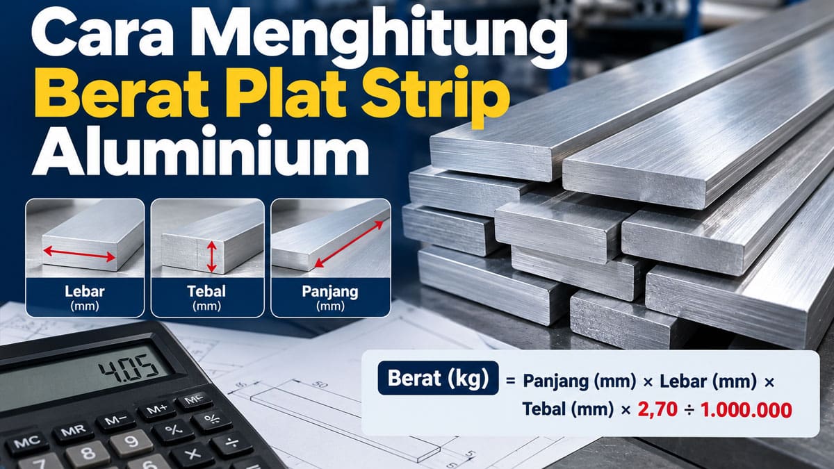 Cara Menghitung Berat Plat Strip Aluminium