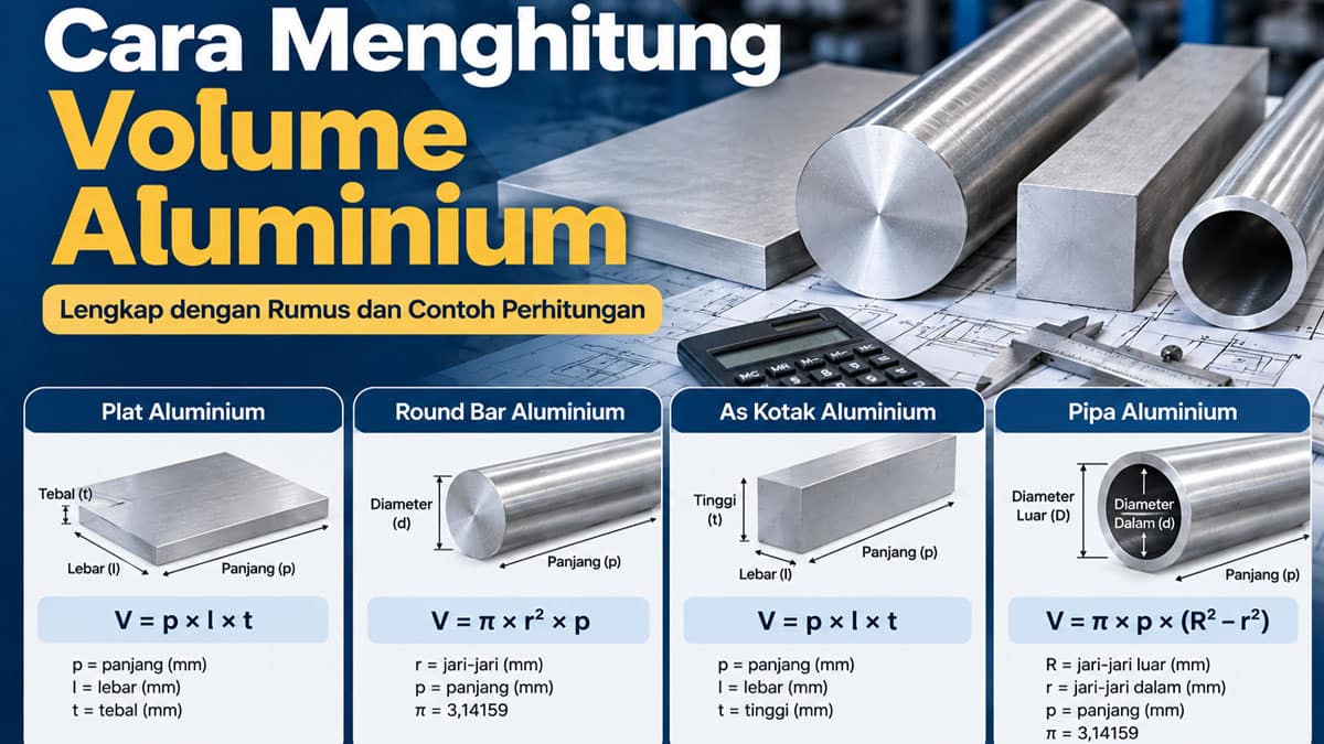 Cara Menghitung Volume Aluminium