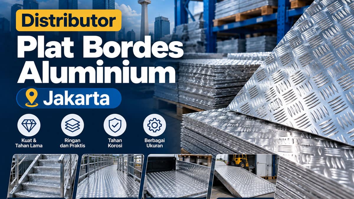 Distributor Plat Bordes Aluminium Jakarta