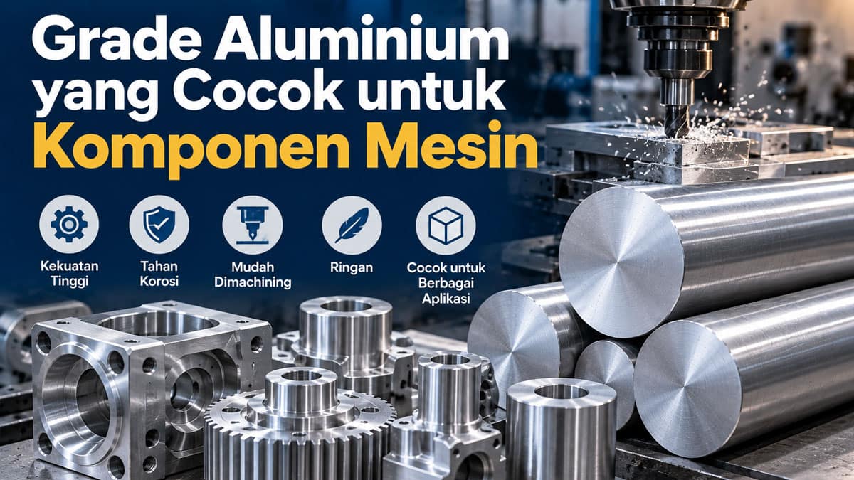 Grade Aluminium yang Cocok untuk Komponen Mesin