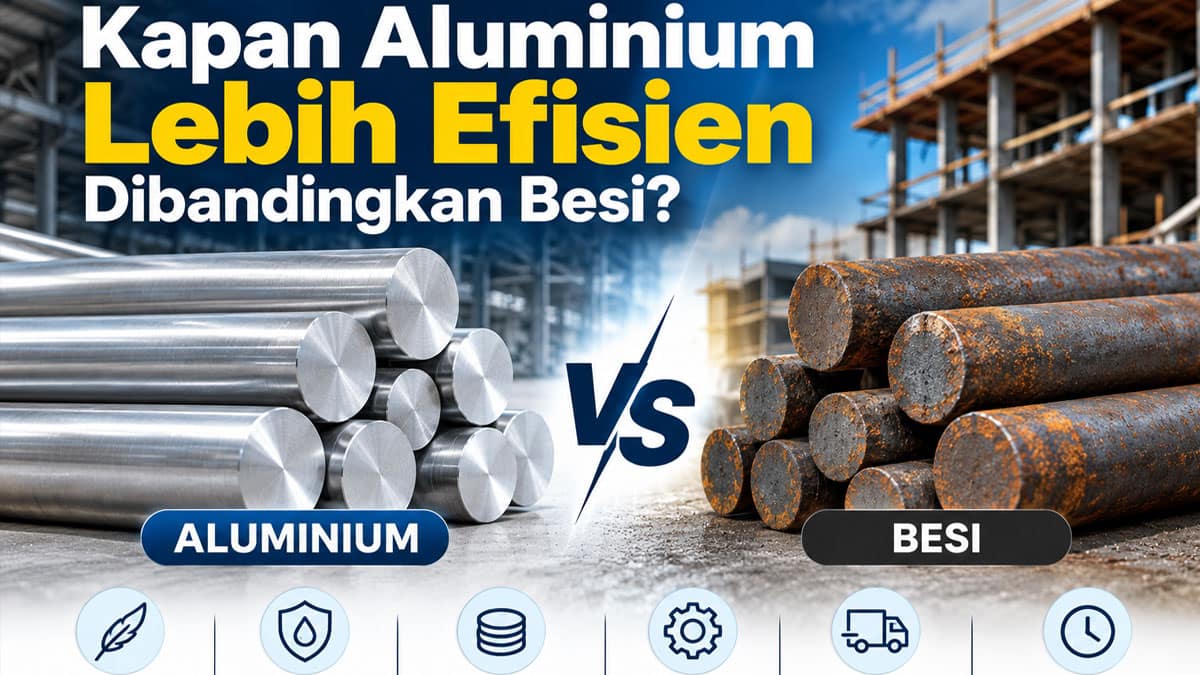 Kapan Aluminium Lebih Efisien Dibandingkan Besi?