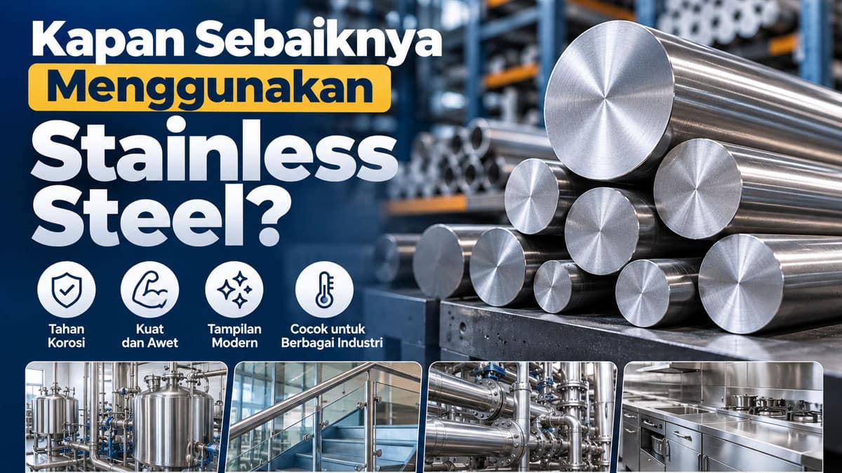 Kapan Sebaiknya Menggunakan Stainless Steel?
