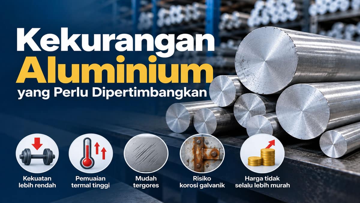 Kekurangan Aluminium yang Perlu Dipertimbangkan