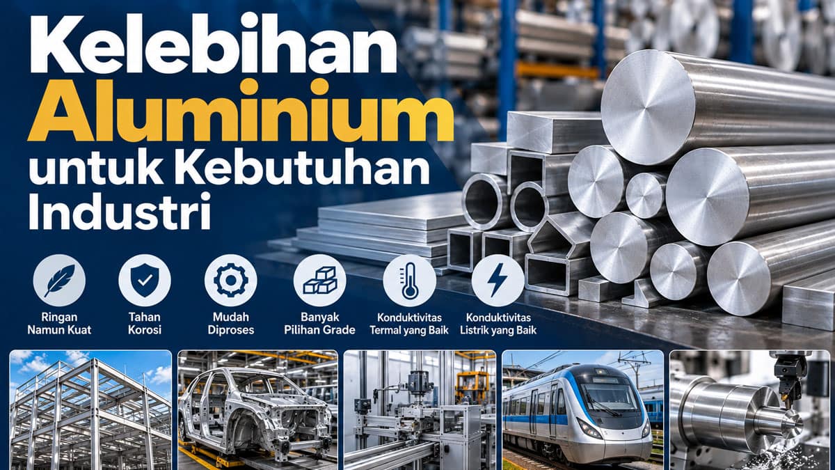 Kelebihan Aluminium untuk Kebutuhan Industri