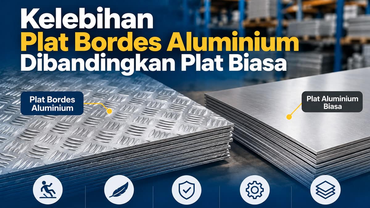 Kelebihan Plat Bordes Aluminium Dibandingkan Plat Biasa