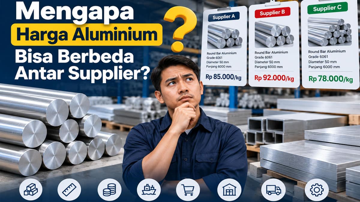 Mengapa Harga Aluminium Bisa Berbeda Antar Supplier?