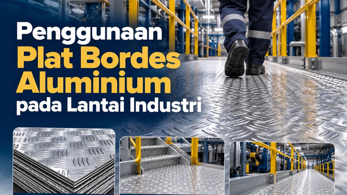 Penggunaan Plat Bordes Aluminium pada Lantai Industri