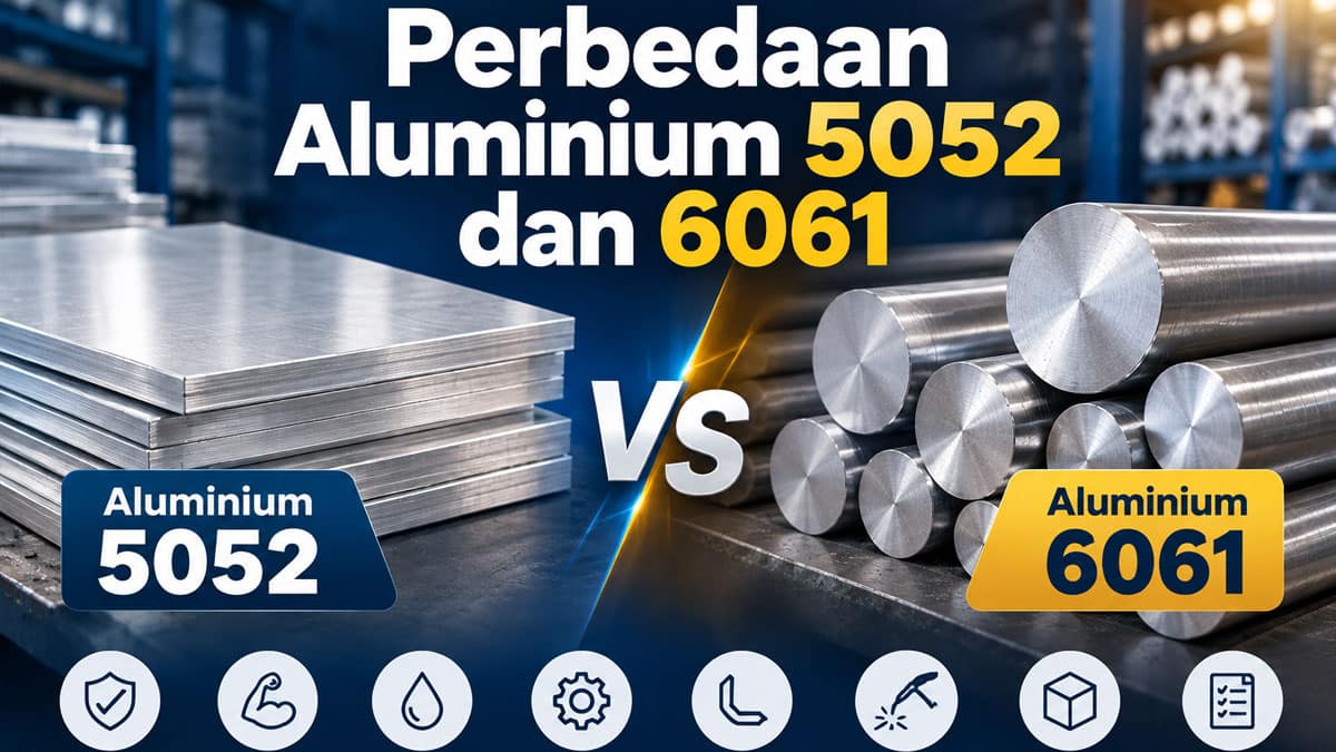 Perbedaan Aluminium 5052 dan 6061