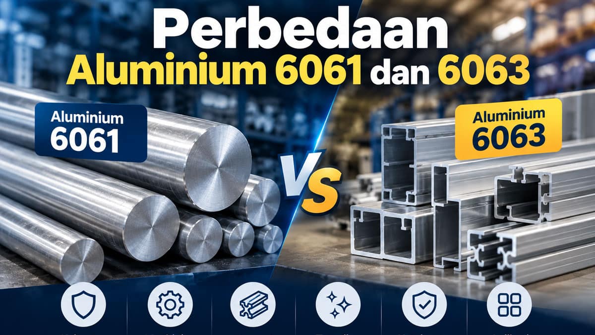 Perbedaan Aluminium 6061 dan 6063