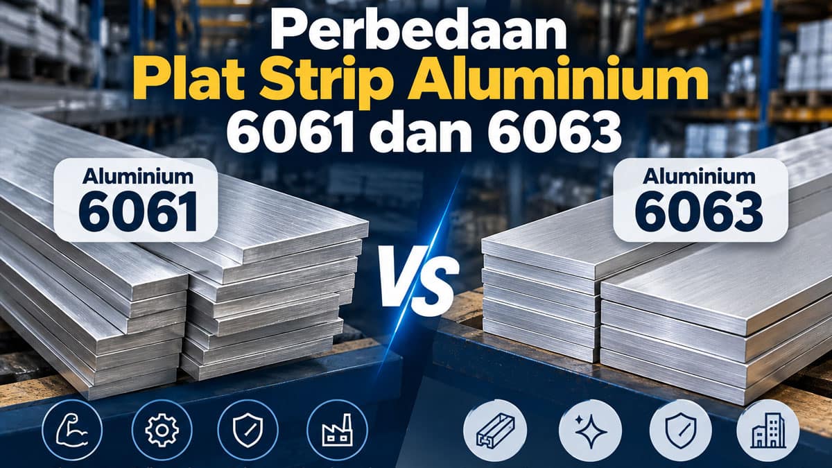 Perbedaan Plat Strip Aluminium 6061 dan 6063