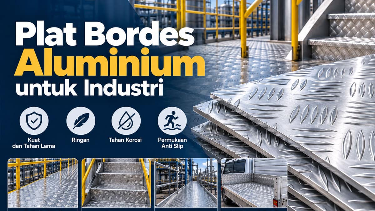Plat Bordes Aluminium untuk Industri