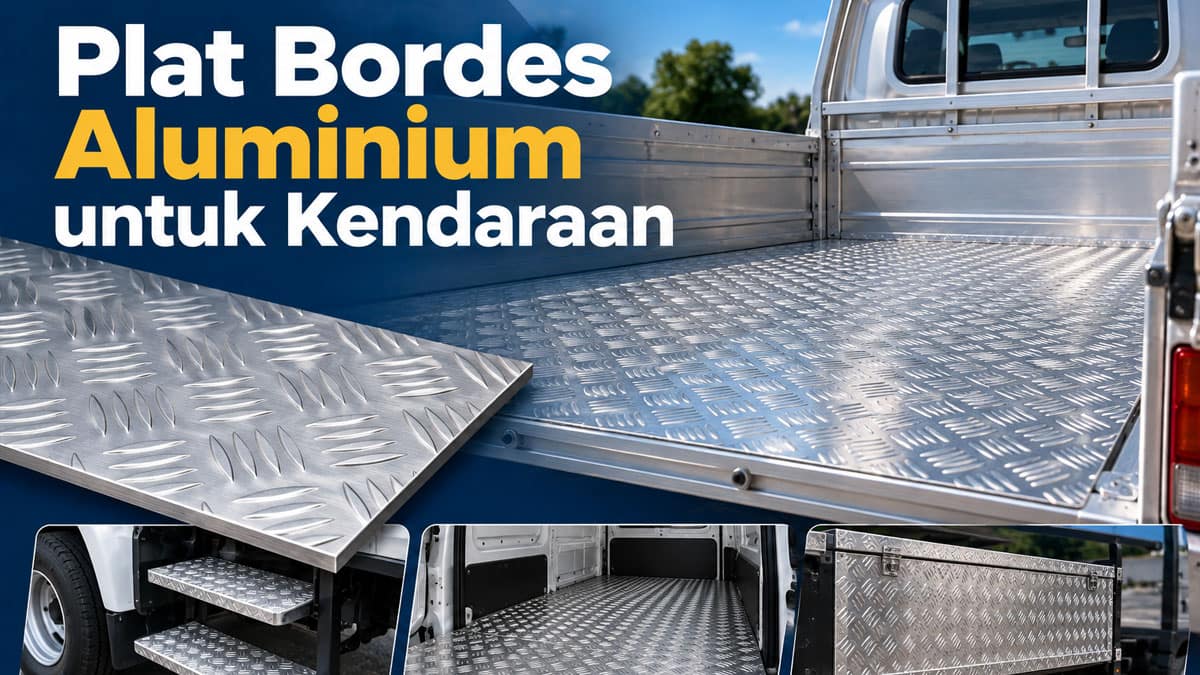 Plat Bordes Aluminium untuk Kendaraan