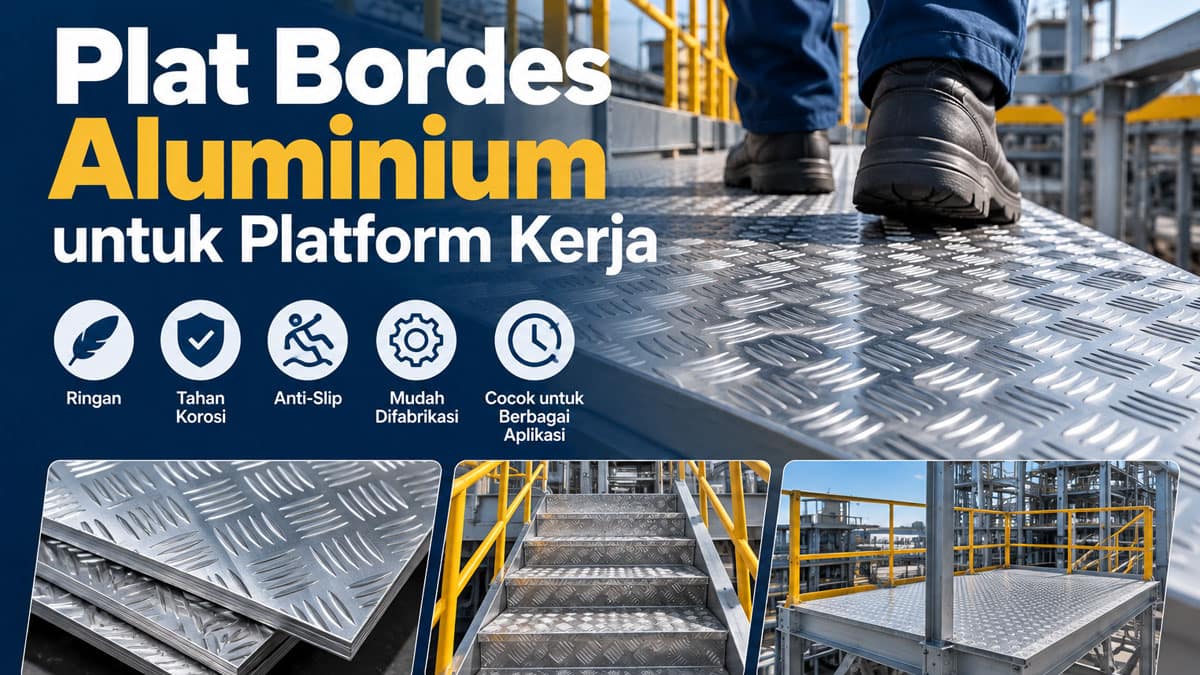 Plat Bordes Aluminium untuk Platform Kerja