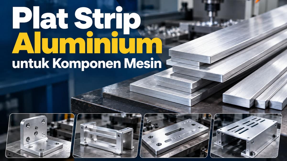 Plat Strip Aluminium untuk Komponen Mesin