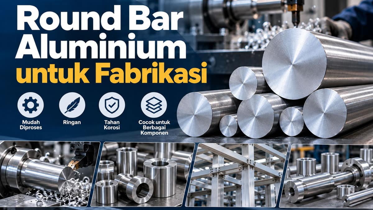 Round Bar Aluminium untuk Fabrikasi