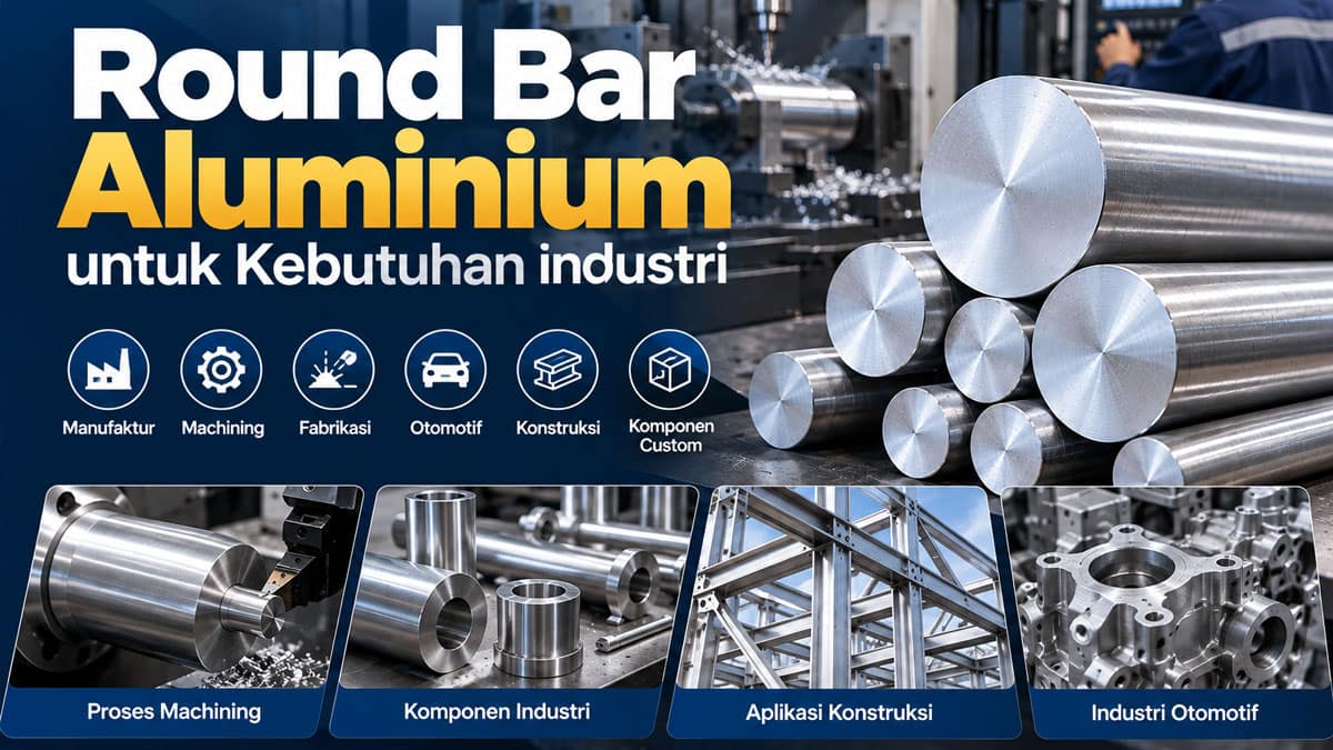 Round Bar Aluminium untuk Kebutuhan Industri