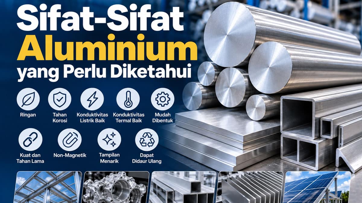 Sifat-Sifat Aluminium yang Perlu Diketahui