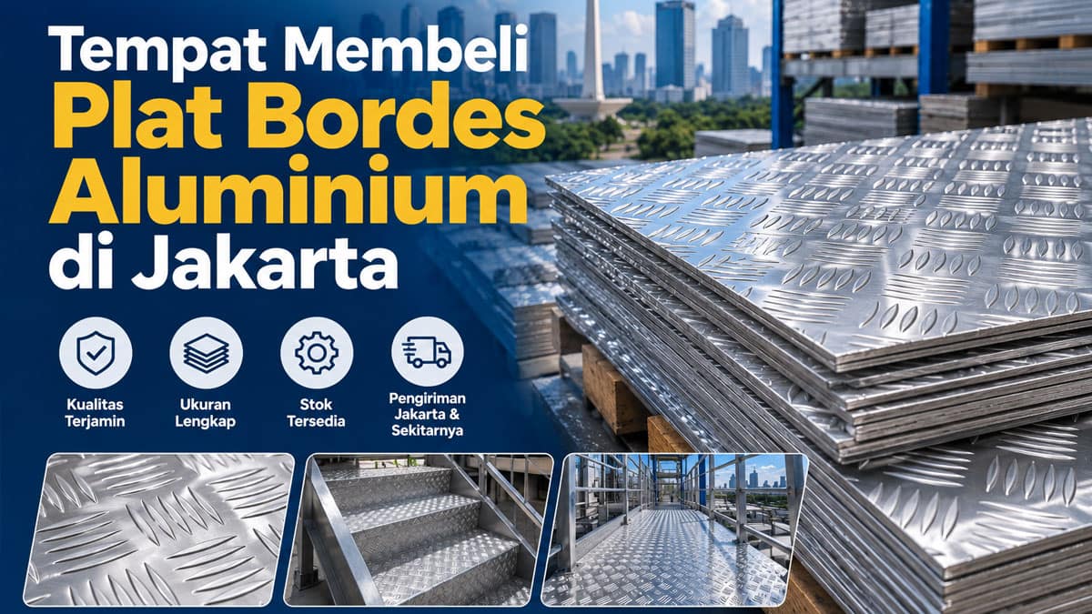 Tempat Membeli Plat Bordes Aluminium di Jakarta