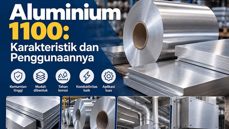 Aluminium 1100, Karakteristik dan Penggunaannya