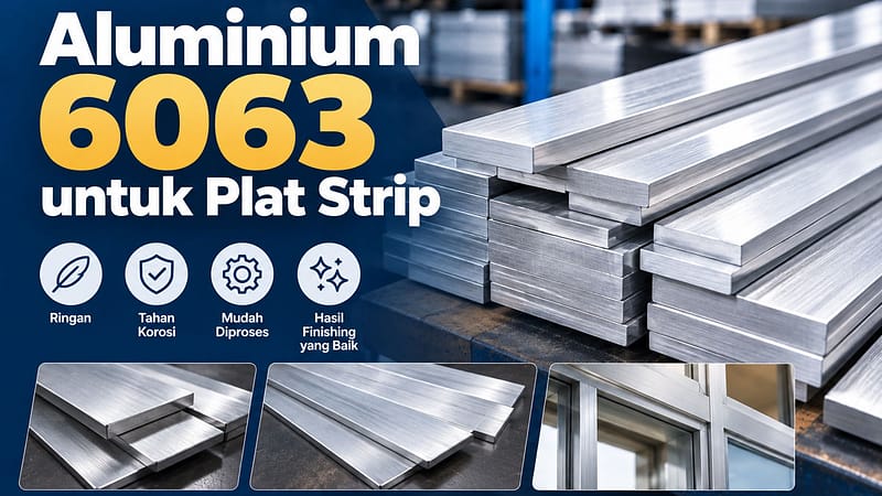 Aluminium 6063 untuk Plat Strip