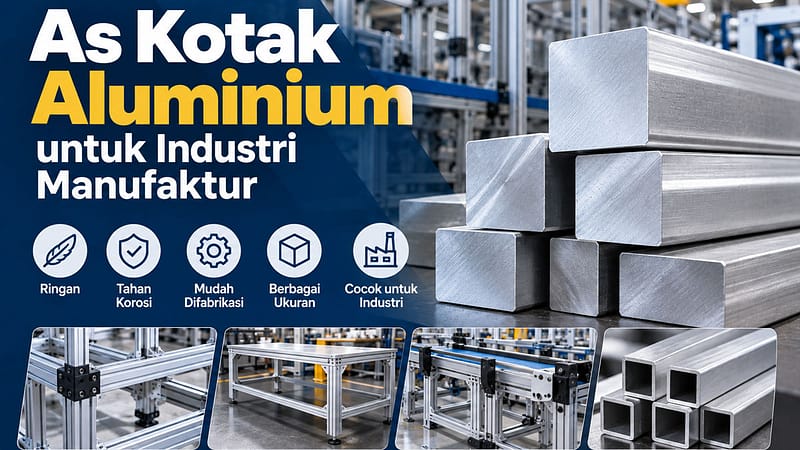 As Kotak Aluminium untuk Industri Manufaktur