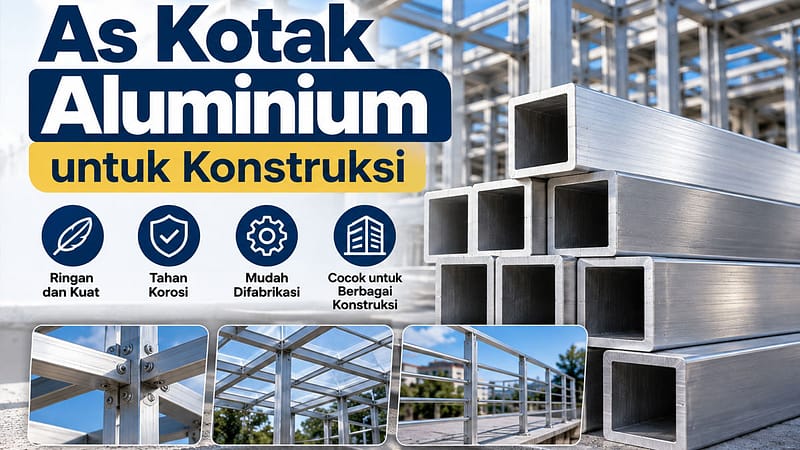 As Kotak Aluminium untuk Konstruksi