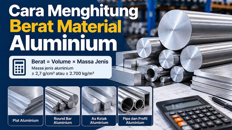 Cara Menghitung Berat Material Aluminium