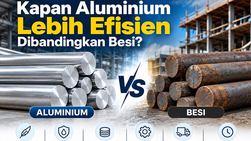 Kapan Aluminium Lebih Efisien Dibandingkan Besi?