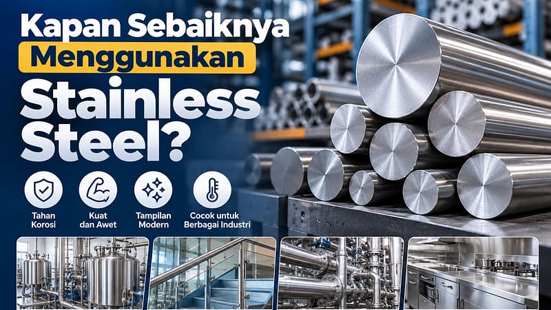 Kapan Sebaiknya Menggunakan Stainless Steel?
