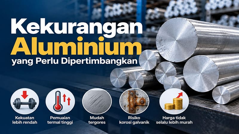 Kekurangan Aluminium yang Perlu Dipertimbangkan