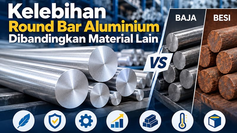 Kelebihan Round Bar Aluminium Dibandingkan Material Lain