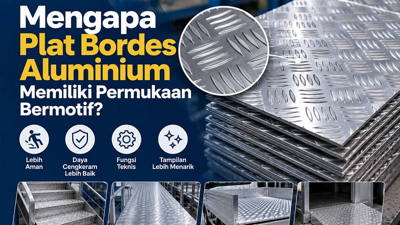 Mengapa Plat Bordes Aluminium Memiliki Permukaan Bermotif?